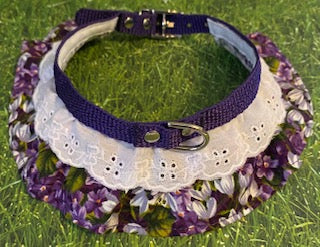 Purple Lilac Dog Collar